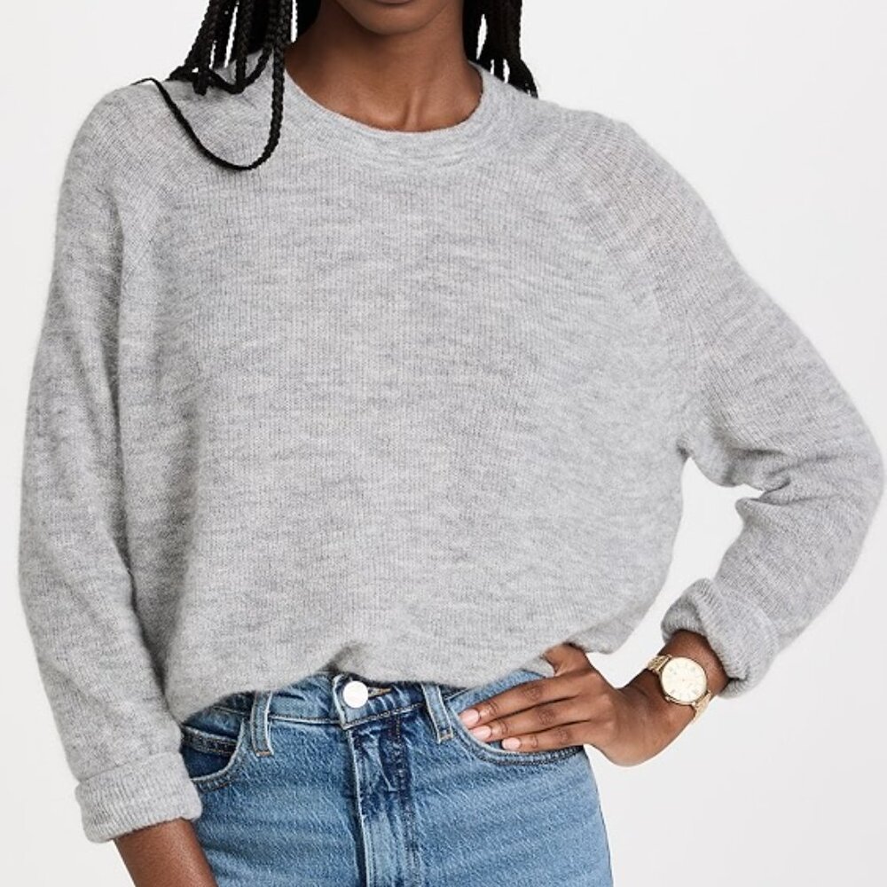Madewell Re-sourced Alpaca Blend Elliston Crop Pullover